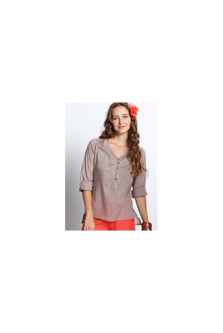 Топ для кормления Mothers en Vogue "Summerlight Cotton-Voile", цвет бежевый