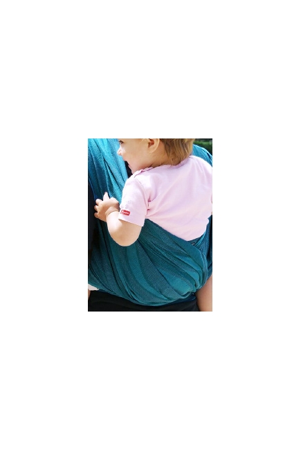 Слинг с кольцами Didymos, Waves Aqua (волны аква)