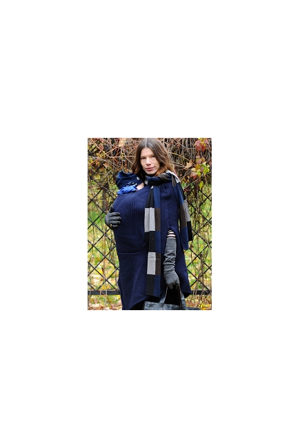 Слингопончо Junah, цвет темно-синий