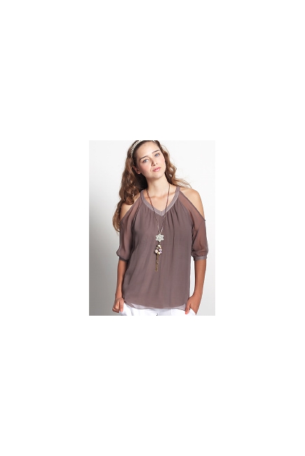 Топ для кормления Mothers en Vogue "Trinity Eve", бежевый