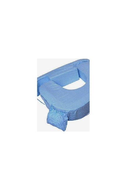 Подушка для кормления двойни "Голубые полосы"