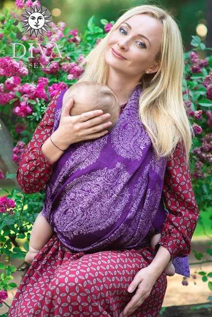 Слинг-шарф Diva Essenza, Viola с бамбуком