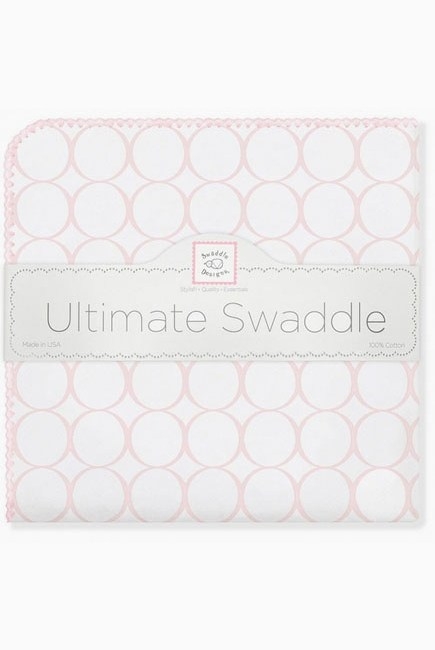 Фланелевая пеленка для новорожденного SwaddleDesigns Pink Mod on WH