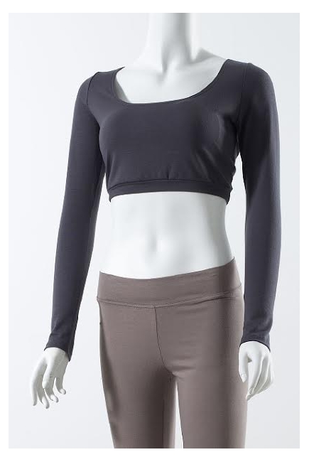 Внутренний топ для кормления c глубоким вырезом Mothers en Vogue, серый