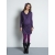 Туника для кормления Mothers en Vogue "Vesta Maxi", цвет фиолетовый