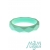 Молочный браслет из пищевого силикона, мятный