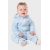 Флисовая поддева (флисовый комбинезон), светло-голубой