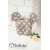 Гнездышко для новорожденных Babynest Polka dot chocco