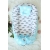 Кокон-гнездышко для новорожденных Babynest Silver Aqua