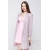 Комплект халат с сорочкой розовый