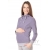 Толстовка для кормящих и беременных флисовая с завязками, цвет лаванда