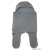Пеленка кокон для новорожденных (комбинезон-конверт), серый