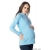 Толстовка для беременных и кормящих из флиса Discovery, голубой