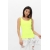 Майка поло для кормящих и беременных, желтый неон