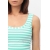 Майка для кормящих и беременных, в ментоловую полоску