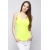 Майка поло для кормящих и беременных, желтый неон