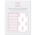 Набор пеленок SwaddleDesigns - Marquisette 2-Pack Little Bunnie Simple Stripes