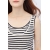 Майка для беременных и кормящих в полоску, бежевый/синий