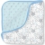 Муслиновое одеяло с флисом SwaddleDesigns Snuggle Blanket, Starshine Shimmer Blue