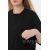 Лонгслив для кормящих и беременных, черный