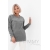 Джемпер для беременных и кормящих флисовый, темно-серый меланж