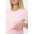 Футболка для беременных и кормящих, розовый меланж
