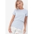 Футболка для кормящих и беременных, цвет голубой меланж