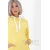 Толстовка для кормящих и беременных с капюшоном, цвет лимонный