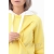 Толстовка для кормящих и беременных с капюшоном, цвет лимонный