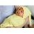 Пеленка кокон для детей трикотажная, Swaddler yellow