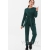 Костюм для беременных и кормящих из плотной вискозы, изумрудный