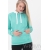 Толстовка для беременных и кормящих с капюшоном, цвет ментоловый