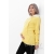 Толстовка для кормящих и беременных с капюшоном, цвет лимонный