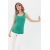 Майка для беременных и кормящих, зеленая