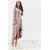 Вечернее платье для кормящих и беременных длинное бархатное на запах, цвет пудрово-розовый