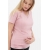 Футболка для кормящих и беременных, цвет пудрово-розовый