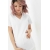 Футболка для кормящих и беременных, белая