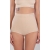 Бандаж трусы послеродовой бесшовный с косточками, бежевый