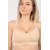Бюстгальтер-топ для кормления и беременных мягкий (хлопковый), бежевый