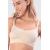Бюстгальтер-топ для кормления и беременных универсальный (бесшовный), бежевый