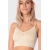 Бюстгальтер-топ для кормления и беременных (бесшовный), бежевый