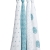 Муслиновые пеленки для новорожденных Aden&Anais, большие, набор 4, Paisley teal
