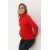 Водолазка для кормящих и беременных Гольф, красный