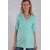 Блуза для беременных с коротким рукавом, цвет ментол