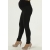 Брюки для беременных стрейч, черные