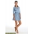 Платье-туника для кормящих Mothers en Vogue "Weekend Shirtdress", голубой (Chambray)