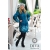 Слингокуртка Diva Outerwear Azzurro