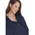 Пончо для кормления Mothers en Vogue из льна, Luxe Linen, синий