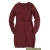Платье для кормящих Mothers en Vogue Marled, бордо (Maroon-Black)