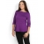 Блуза "Стэфи" фиолет для кормящих